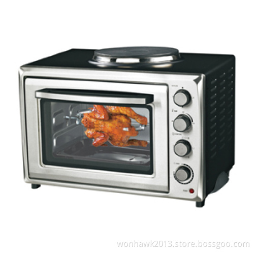 Electric Oven with Double Cooking Plate